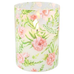 Светодиодная свеча с имитацией пламени Мольерусса в стакане 10 см, на батарейках, таймер (Peha, Нидерланды). Артикул: MB-41270