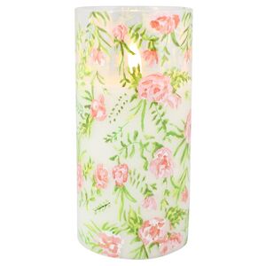 Светодиодная свеча с имитацией пламени Мольерусса в стакане 15 см, на батарейках, таймер (Peha, Нидерланды). Артикул: MB-41280