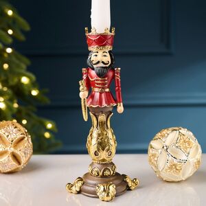 Декоративный подсвечник Щелкунчик - Red Crown 22 см Goodwill (Гудвилл) фото 2