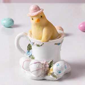 Набор декоративных фигурок Пасхальное Чаепитие 8 см, 2 шт Goodwill (Гудвилл) фото 3