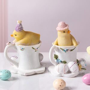 Набор декоративных фигурок Пасхальное Чаепитие 8 см, 2 шт Goodwill (Гудвилл) фото 5