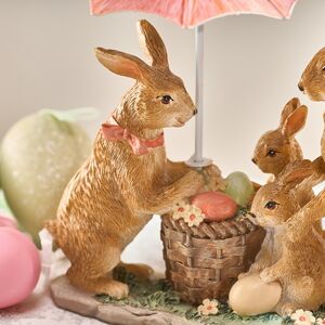 Декоративная фигурка Sunny Day - Семья Кроликов под зонтиком 16 см Goodwill фото 4