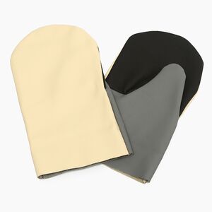 Кожаные рукавицы для гриля и барбекю, 1 пара Снегурочка фото 5