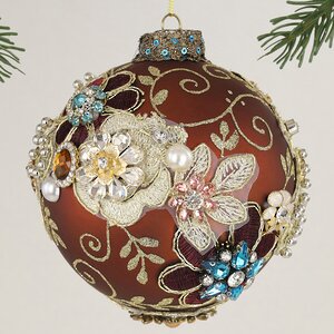 Коллекционный стеклянный елочный шар Болонья - Bentivoglio Charm, подвеска Mark Roberts фото 4