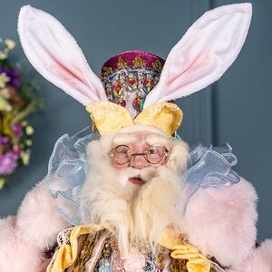 Коллекционная кукла Пасхальный Санта Клаус - Easter Bunny 56 см Mark Roberts фото 2