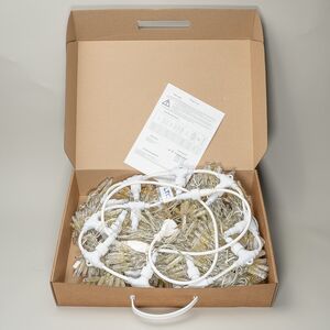 Светодиодный занавес Quality Light Cap 2*3 м, 600 экстра теплых белых LED ламп, прозрачный ПВХ, соединяемый, IP65 BEAUTY LED фото 9