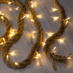 Декоративная светодиодная гирлянда Антверпен 5 м 100 теплых белых LED ламп, канат, IP20 (Peha, Нидерланды). Артикул: PT-15200