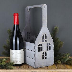 Декоративный ящик с ручкой Домик Алсмер 34*20 см (Christmas Apple, Россия). Артикул: ПУ17-1