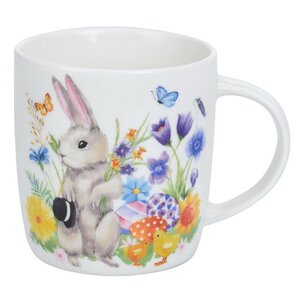 Фарфоровая чашка Пасхальный Кролик 370 мл (Koopman, Нидерланды). Артикул: Q75600580-4