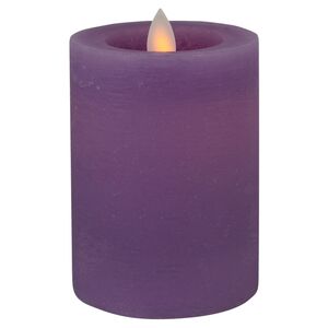 Светодиодная свеча с имитацией пламени Аревалло 10 см, лавандовая, батарейка (Peha, Нидерланды). Артикул: RC-20380