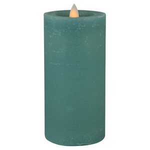 Светодиодная свеча с имитацией пламени Arevallo 15 см, бирюзовая, батарейка (Peha, Нидерланды). Артикул: RC-20760