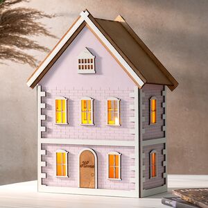 Декоративный домик Женева 33 см (Christmas Apple, Россия). Артикул: РЯ-104/201050-1