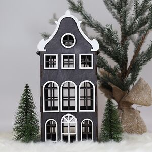 Декоративный домик Амстердам 37 см (Christmas Apple, Россия). Артикул: РЯ-101/201001-1