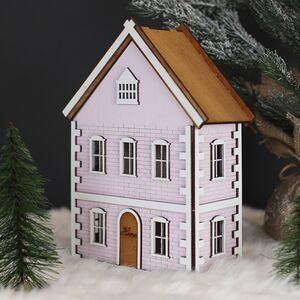 Декоративный домик Женева 28 см (Christmas Apple, Россия). Артикул: РЯ-104/201050-2