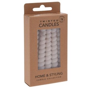 Свечи витые Mini Collection 10 см, 10 шт, светло-розовые (Koopman, Нидерланды). Артикул: S37700020