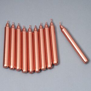 Столовые свечи Mini Collection - Розовый металлик 10 см, 10 шт (Koopman, Нидерланды). Артикул: S37700080