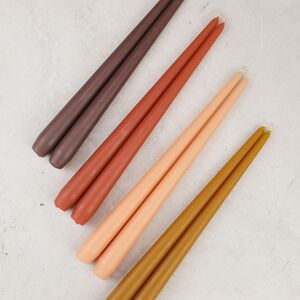 Высокая свеча 40 см Андреа Вельвет медовая Candleslight (Кэндлслайт) фото 4