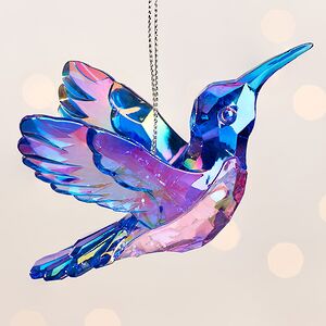 Елочная игрушка Колибри де Риволи 7 см, голубая, подвеска