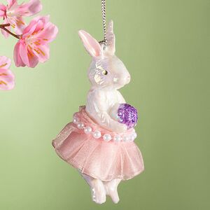 Подвесное украшение Зайка Бетти - Вестница Пасхи 9 см Kurts Adler (Куртс Адлер) фото 2