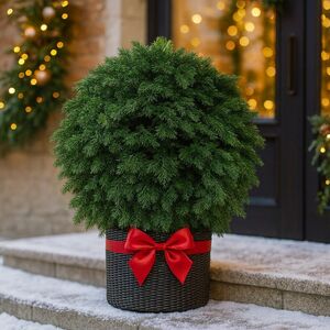 Искусственная Туя-шар 70 см, ЛИТАЯ 100% ElkaDe (ЕлкаДе) фото 7