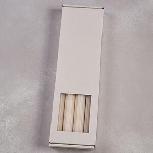 Высокие свечи 30 см Астерия кремовые, 4 шт Candleslight (Кэндлслайт) фото 3