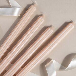 Высокие свечи 30 см Астерия топленое молоко, 4 шт Candleslight (Кэндлслайт) фото 2