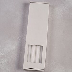 Высокие свечи 30 см Астерия белые, 4 шт Candleslight (Кэндлслайт) фото 4