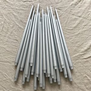 Высокая свеча 42 см Андреа серебряная (Candleslight, Россия). Артикул: вс-42-6