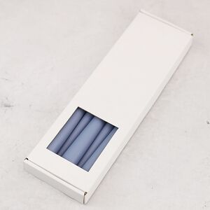 Высокие свечи 30 см Андреа Velvet серо-голубые, 5 шт Candleslight фото 8