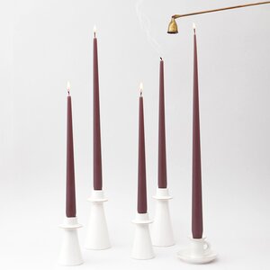 Высокие свечи Андреа Velvet 30 см, 5 шт, темный шоколад Candleslight фото 7