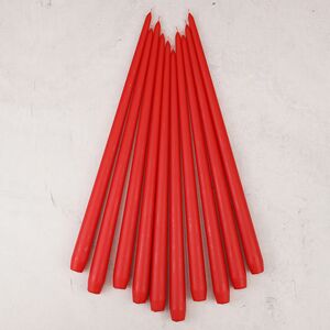 Высокие свечи 40 см Андреа Velvet красные, 10 шт (Candleslight, Россия). Артикул: всв-40-11-набор