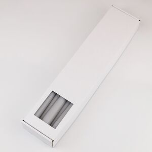 Высокие свечи 40 см Андреа Velvet серые, 10 шт Candleslight (Кэндлслайт) фото 3