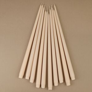 Высокие свечи 40 см Андреа Velvet топленое молоко, 10 шт (Candleslight, Россия). Артикул: всв-40-2-набор