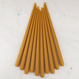 Высокие свечи 40 см Андреа Velvet медовые, 10 шт (Candleslight, Россия). Артикул: всв-40-26-набор