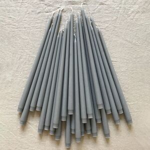 Высокая свеча 42 см Андреа Velvet графитово-серая (Candleslight, Россия). Артикул: всв-42-23