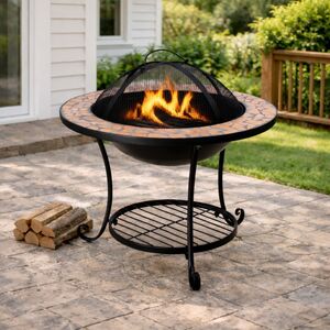 Костровая чаша со столом Terra 58*44 см