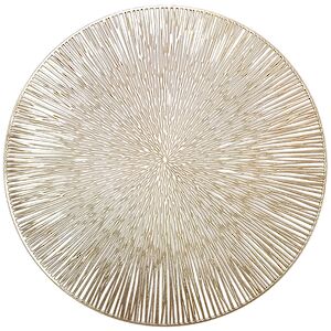 Сервировочные салфетки Radiante 38 см золотые, 6 шт (Due Esse Christmas, Италия). Артикул: XNA24017811-набор