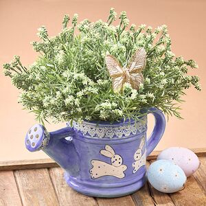 Декоративная лейка Фрателли Конигли 22*12 см фиолетовая