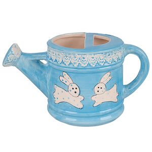 Декоративная лейка Фрателли Конигли 22*12 см голубая Due Esse Christmas (Ду Эссе Кристмас) фото 3