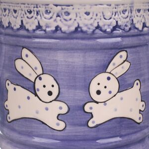 Декоративная лейка Фрателли Конигли 22*12 см фиолетовая Due Esse Christmas (Ду Эссе Кристмас) фото 6