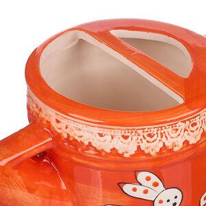 Декоративная лейка Fratelli Conigli 22*12 см оранжевая Due Esse Christmas фото 6