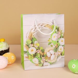 Подарочный пакет Easter Flora 18*14 см Due Esse Christmas фото 1