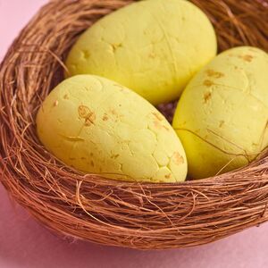 Пасхальное украшение Жёлтое Гнездышко 7 см Due Esse Christmas (Ду Эссе Кристмас) фото 2