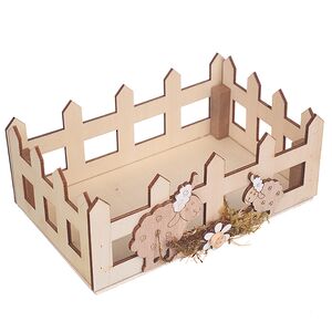 Декоративная корзина Пасхальные Овечки 16*11 см Due Esse Christmas (Ду Эссе Кристмас) фото 4