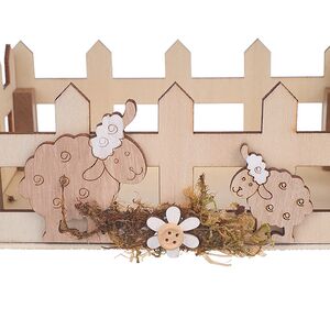 Декоративная корзина Пасхальные Овечки 16*11 см Due Esse Christmas (Ду Эссе Кристмас) фото 6