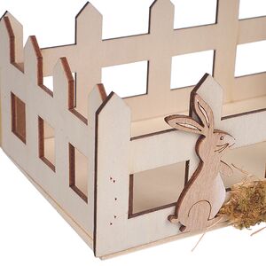 Декоративная корзина Пасхальные Кролики 16*11 см Due Esse Christmas (Ду Эссе Кристмас) фото 7