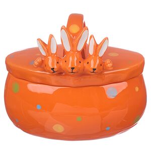 Конфетница Friendly Bunny 17*15 см оранжевая