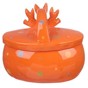 Конфетница Friendly Bunny 17*15 см оранжевая Due Esse Christmas фото 5