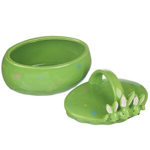 Конфетница Friendly Bunny 17*15 см зеленая Due Esse Christmas фото 2