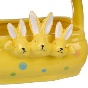 Конфетница Three Bunny 15 см желтая Due Esse Christmas фото 3